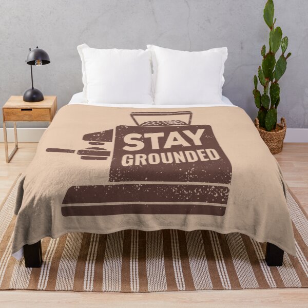 Item preview, Coffee Grinder Stay Grounded Grunge designed and sold by SenkinGraphics.