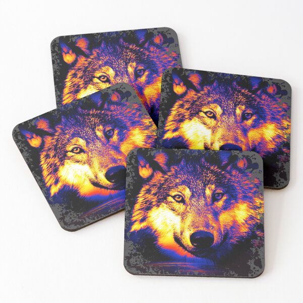 Item preview, Rainbow mystic Wolf - Your animal guide designed and sold by Cimbart.