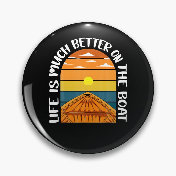 Item preview, Life is Better on a Boat Captain Boater Boating Retro designed and sold by SethBroek.