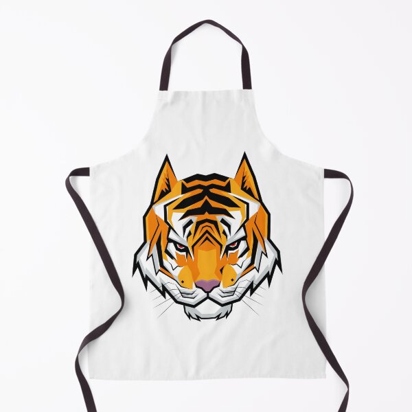 Item preview, Tiger Head Drawn With Angular Geometric Design designed and sold by CreativeCranium.