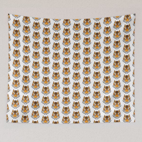 Item preview, Tiger Head Drawn With Angular Geometric Design designed and sold by CreativeCranium.