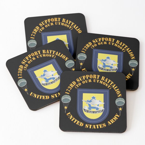 Item preview, Ejército - Flash - DUI - 173.º Batallón de Apoyo - Hasta el máximo - Ejército de EE. UU. X 300 designed and sold by Military Insignia Products.