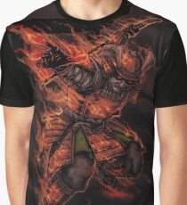 Japanese classical elements - Fire Graphic T-Shirt