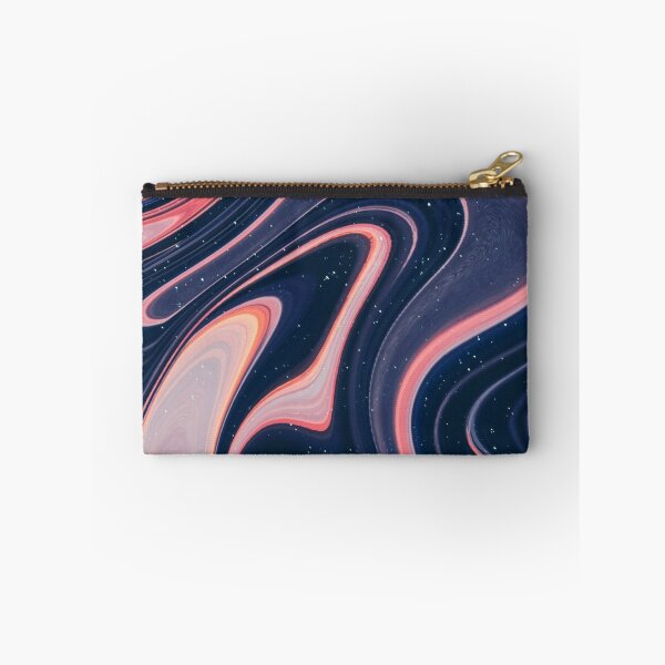 Item preview, Liquid Blue Pink Abstract designed and sold by noiramcreates.