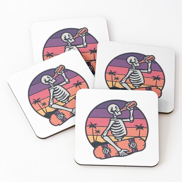 Item preview, Skeleton drinking beer designed and sold by HussamDesigner.