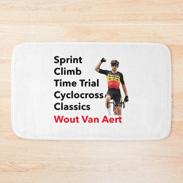 Item preview, Wout Van Aert multi mode sprint, time trial, climb, cyclocross, classics designed and sold by Oldfangleds.