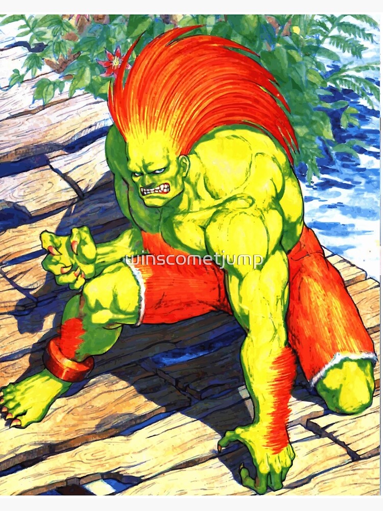 Blanka Street Fighter II Poster for Sale by winscometjump