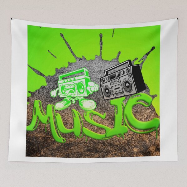 Item preview, Music - graffiti artwork designed and sold by ManiRanganaath.