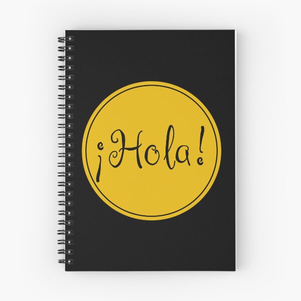 Artikelvorschau, Hola - Hallo - Spanischer Wortschatz - Spanien entworfen und verkauft von JourneyCreative.