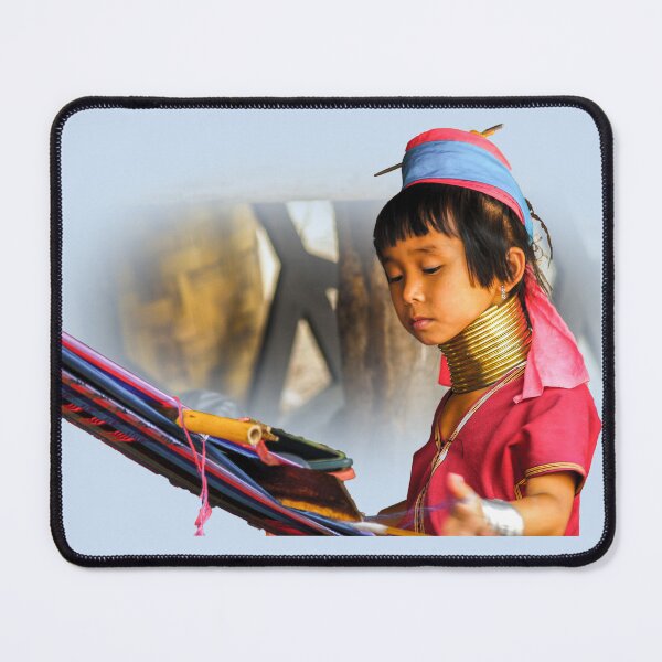 Item preview, Karen girl weaving designed and sold by indiafrankk.