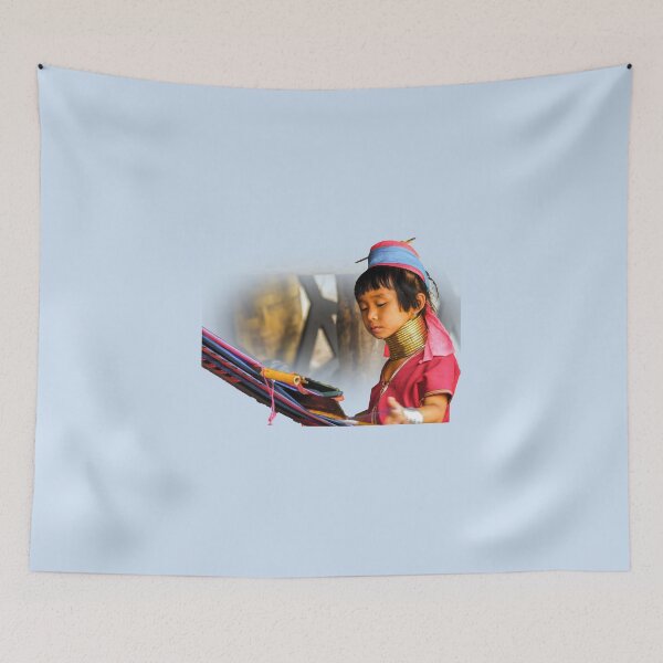 Item preview, Karen girl weaving designed and sold by indiafrankk.