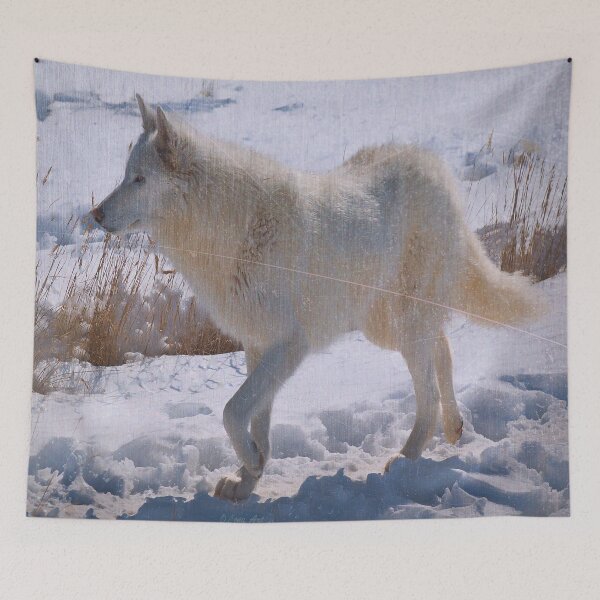 Item preview, “Lone White Wolf”  designed and sold by Rocky Mountain Artistry.