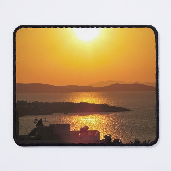 Item preview, Sunset from our Balcony - Mykonos - Greece designed and sold by Marilyn Harris.