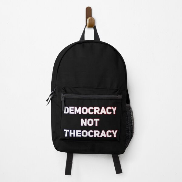 Item preview, Democracy not theocracy designed and sold by glowshow.