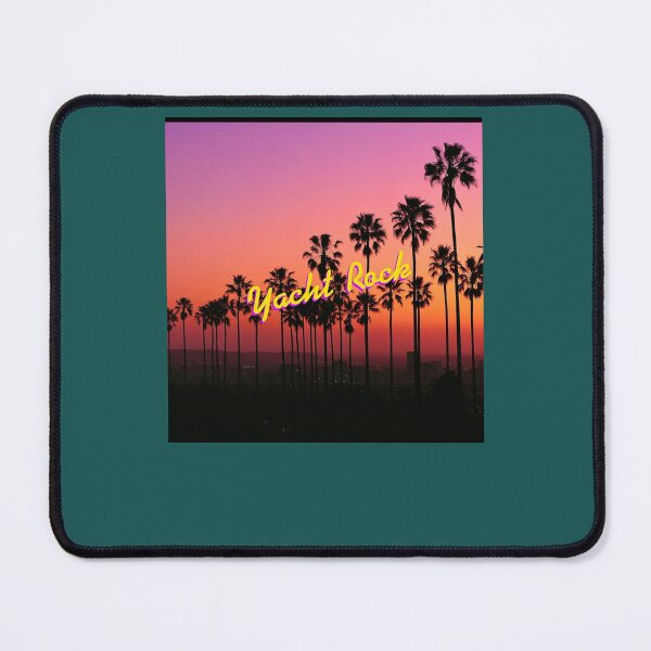 Item preview, Yacht Rock Palm Trees _amp_ Sunset Chiffon Top designed and sold by MortalMonkey3.