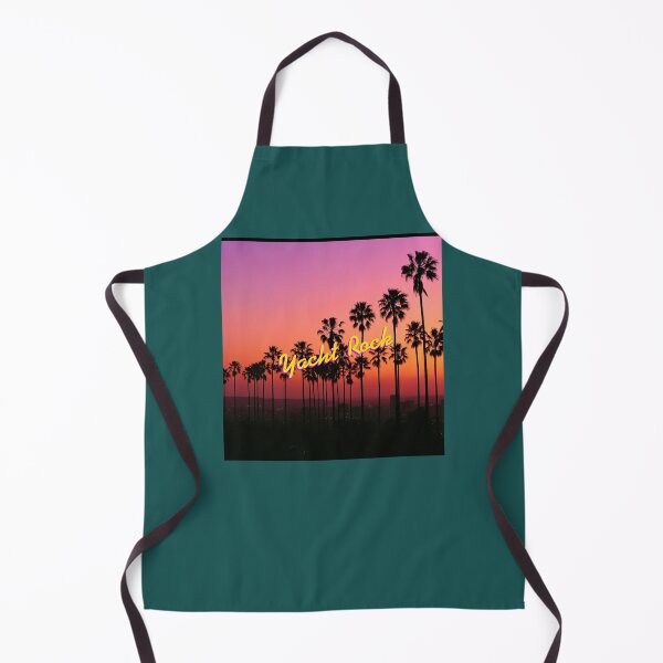 Item preview, Yacht Rock Palm Trees _amp_ Sunset Chiffon Top designed and sold by MortalMonkey3.