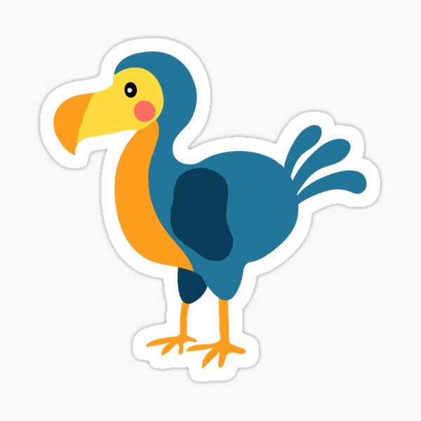 Aperçu de l'œuvre Oiseau Dodo cool et mignon créée et vendue par UnknownArtistt.