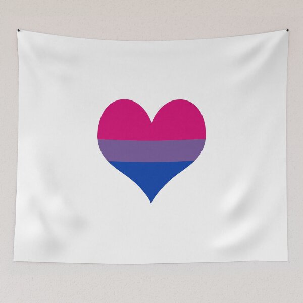 Item preview, Bisexual Heart designed and sold by steampunklizard.