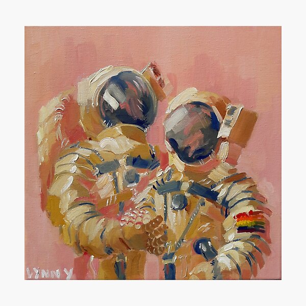 Gay Astronauts Photographic Print