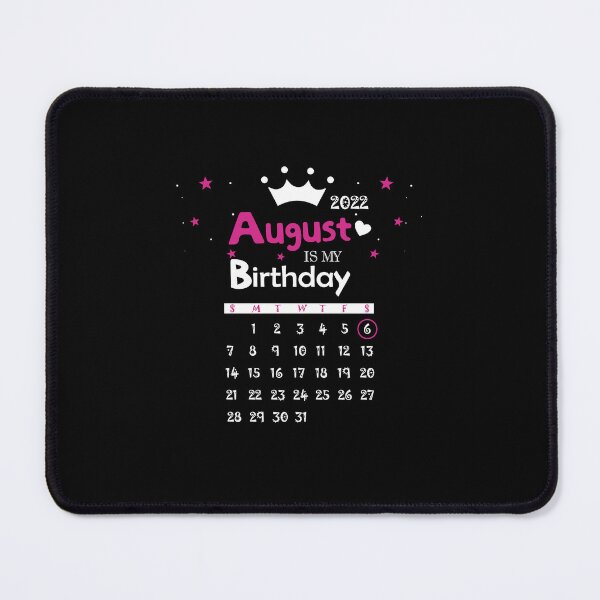 Item preview, Birthday Sat Aug 6th, 2022 designed and sold by Thealstars ⭐⭐⭐⭐⭐.