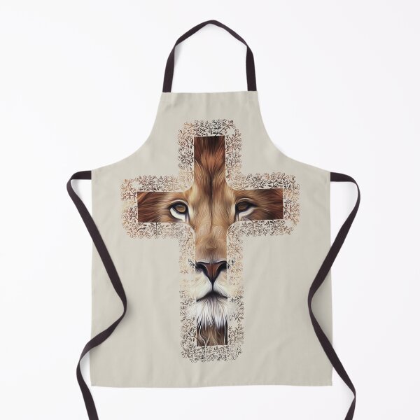 Item preview, Beautiful Lion of Judah in a Cross (Yeshua) - Christian Hebrew designed and sold by Narrow-Path.
