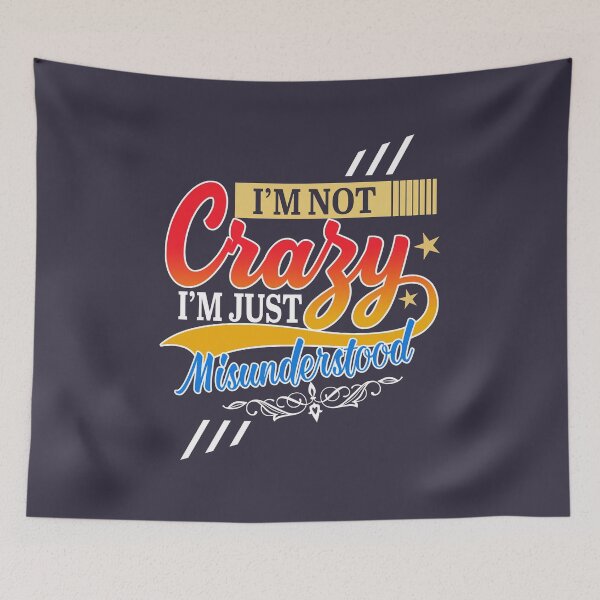 Item preview, Experience Work Early Precious Life I'M Not Crazy I'M Trust Misunderstood Women'S Funnyretro Wave designed and sold by Danielle972.