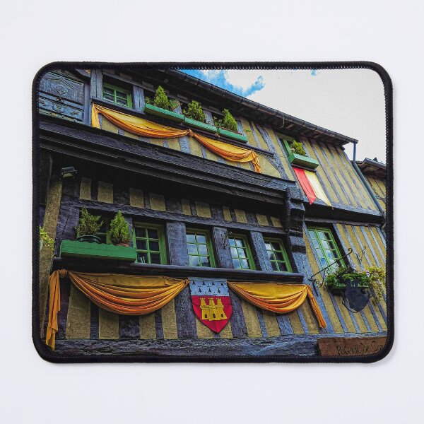 Item preview, Beautiful Facade - Medieval Dinan - France designed and sold by Marilyn Harris.