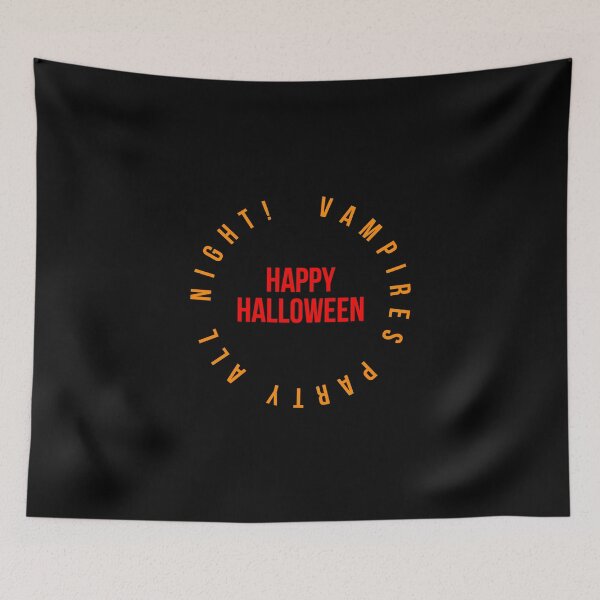 Item preview, Fiesta de vampiros toda la noche, Feliz Halloween, inscripción genial designed and sold by artdragongift 15.