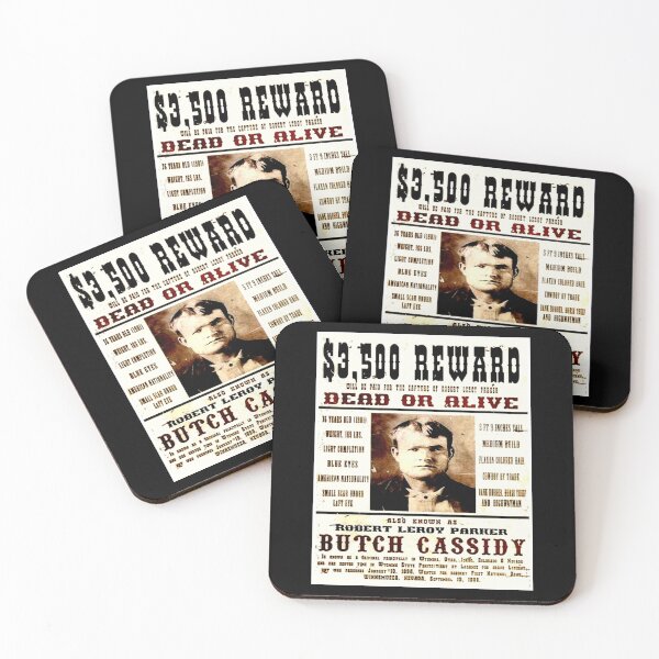 Item preview, BUTCH CASSIDY  Vintage Restored Wanted Poster Poster designed and sold by rattupless0.
