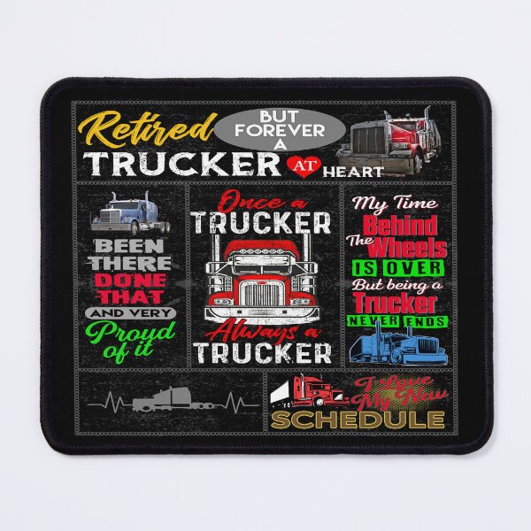 Item preview, Retired Trucker But Forever A Trucker At Heart designed and sold by SentaSchmitt.