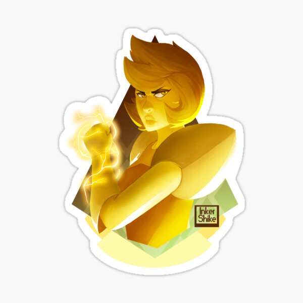SU Yellow diamond Sticker