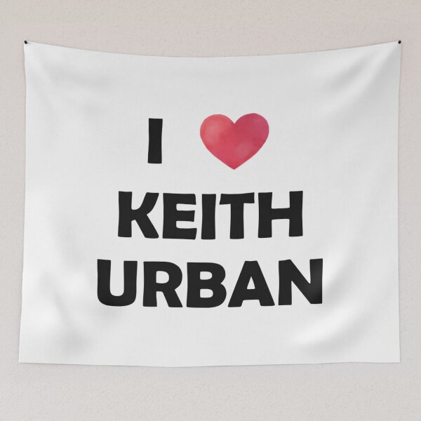 Item preview, I Love Keith Urban Fitted V-Neck  designed and sold by Gallerysa.