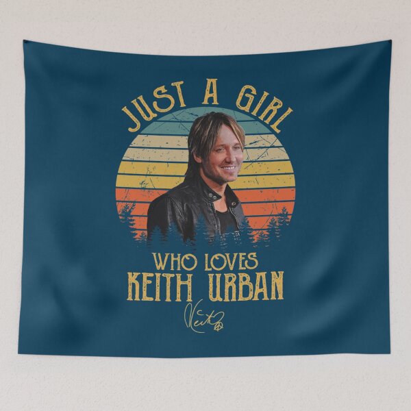 Item preview, Just A Girl Who Loves Keith Art Urban   designed and sold by Gallerysa.