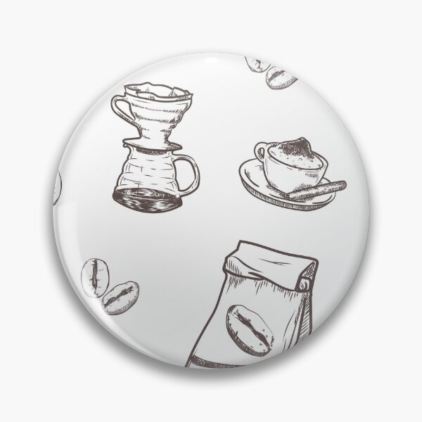 Item preview, Brown and Beige Coffee Pattern designed and sold by Wanc Designs.