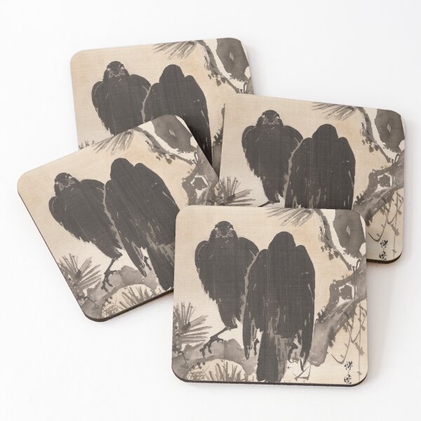 Item preview, Two Crows on a Pine Branch designed and sold by Ktwop.