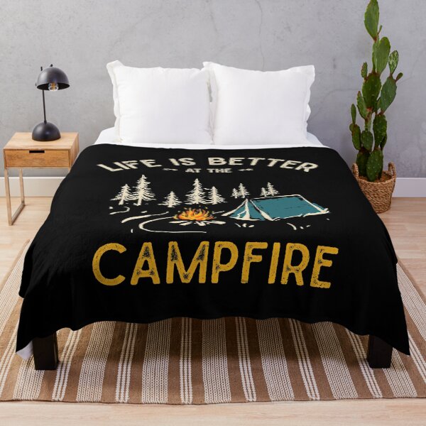Item preview, Life Is Better At The Campfire Funny Camper Camp Camping designed and sold by BennetJaco.