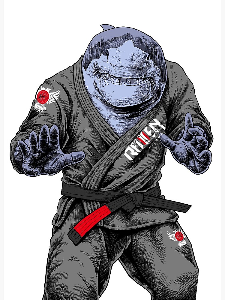 bjj-shark-art-board-print-for-sale-by-ravenfightwear-redbubble