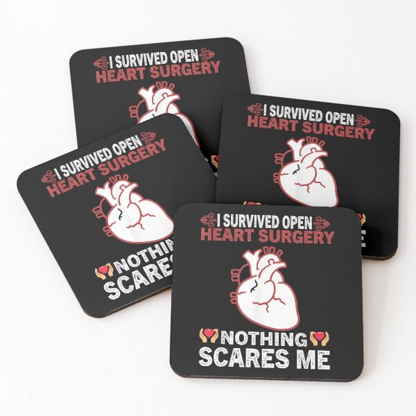 Item preview, I Survived Open Heart Surgery Nothing Scares Me designed and sold by theresamorelli.