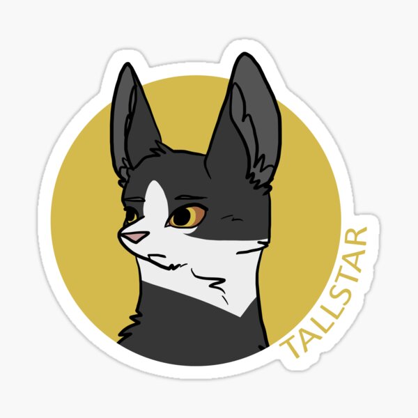 Bluestar - A Noble Leader Sticker for Sale by sodapoptops