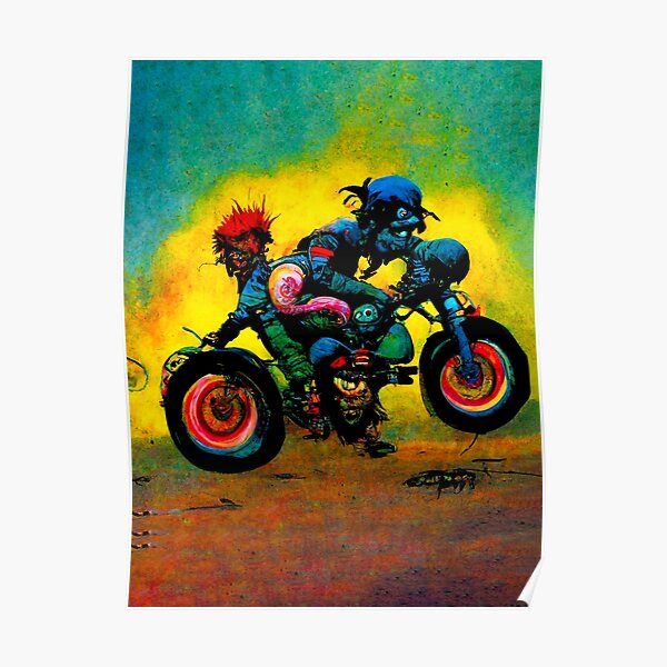 Biker Poster