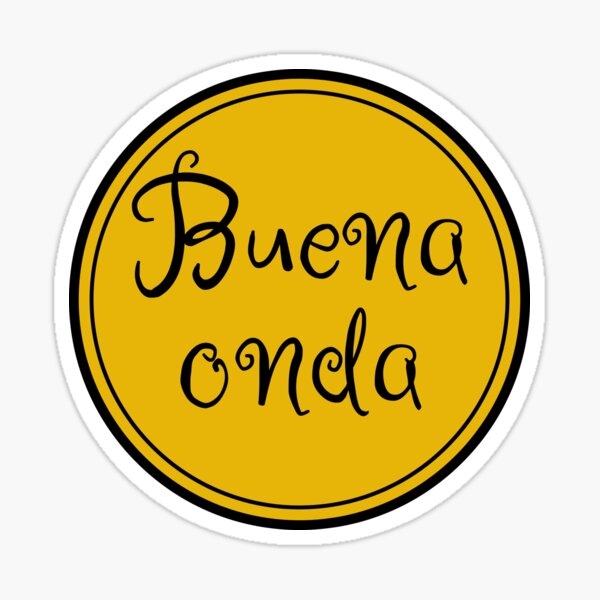 Vista previa del artículo con la obra «Buena Onda - Good Vibes - Vocabulario Español - España», diseñado y vendido por JourneyCreative.