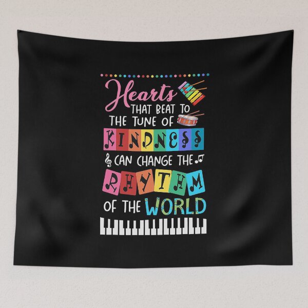 Item preview, Music Music classroom - Kindness can change the rhythm of the world designed and sold by toniobnd51.