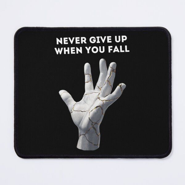 Item preview, Nabandonnez jamais quand vous tombez de motivation designed and sold by BhairaviModi.