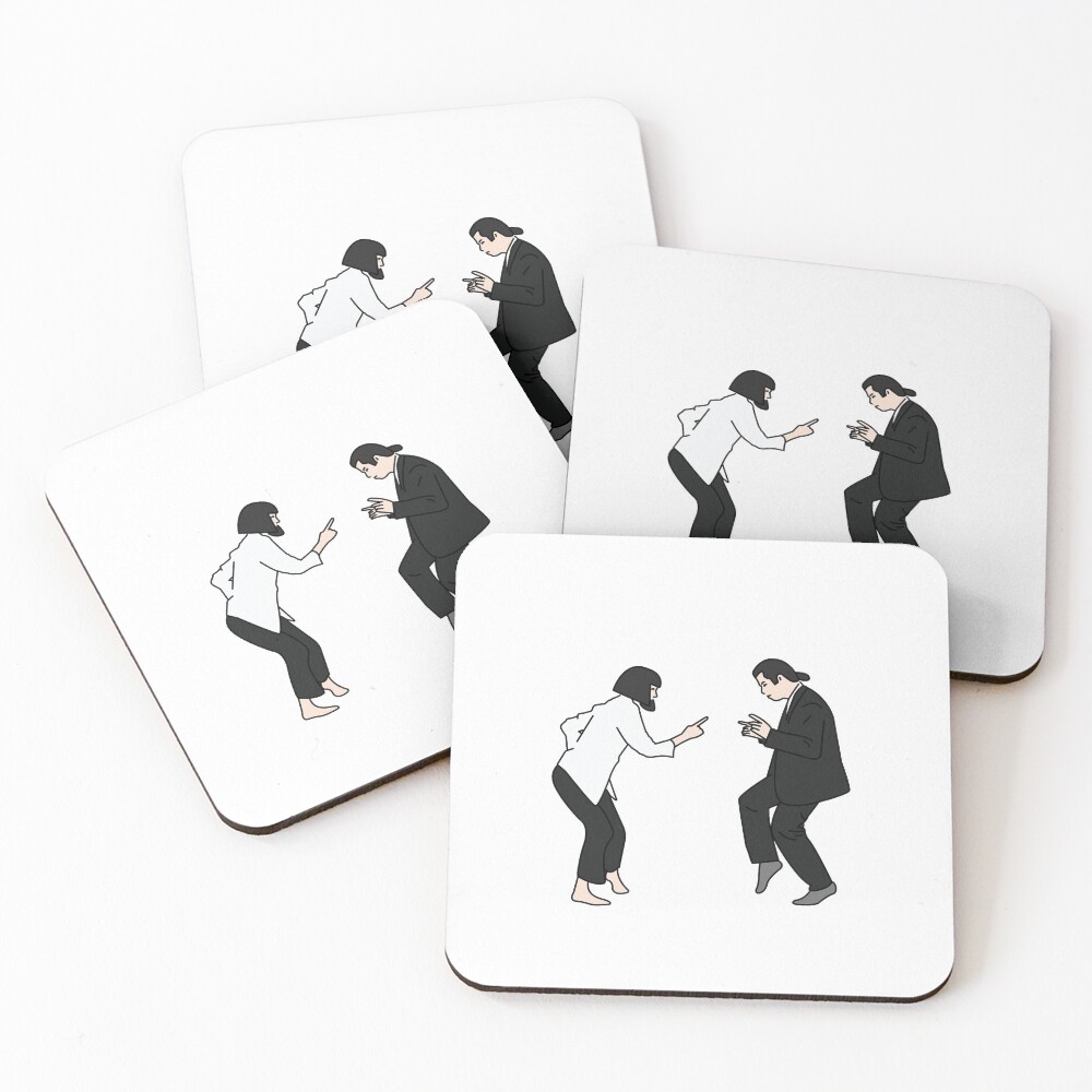 Pulp Fiction Coasters (Set of 4)