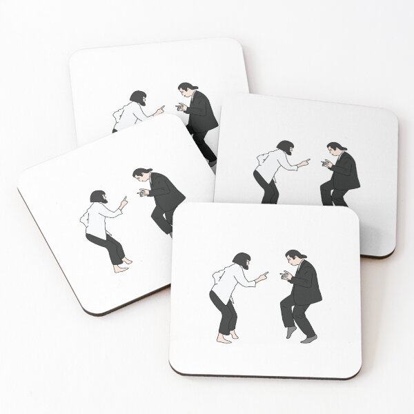 Pulp Fiction Coasters (Set of 4)