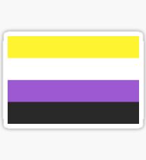 Nonbinary Flag Sticker