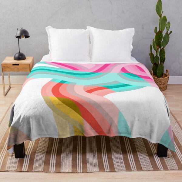 Item preview, Neon Pastel Rainbows Dance - abstract and colourful art designed and sold by Dominiquevari.