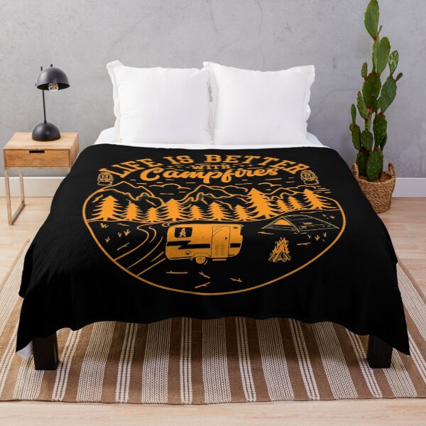 Item preview, Life Is Better With Campfires Camper Camping designed and sold by BennetJaco.