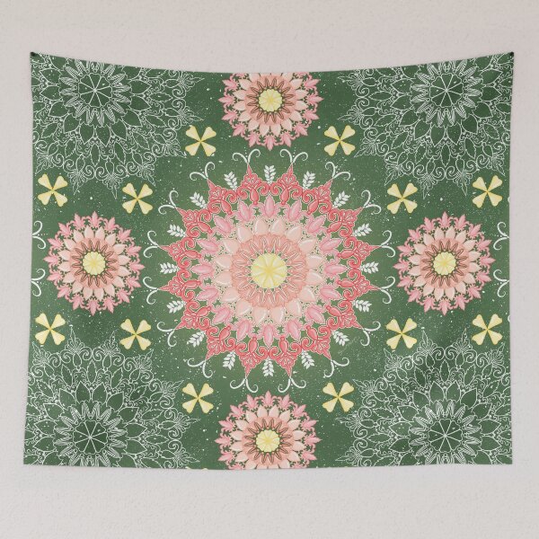 Item preview, Mandala Millefleurs ★ designed and sold by Genie Wilson.
