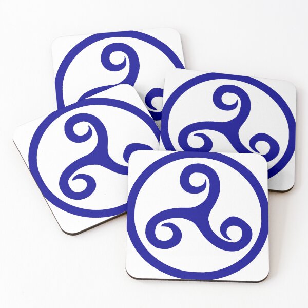 Artikelvorschau, Blaue solide Triskele entworfen und verkauft von DesignBy79.